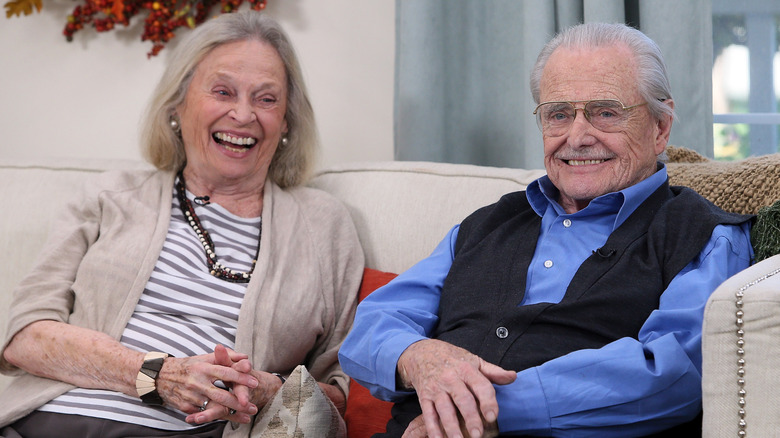 William Daniels and Bonnie Bartlett smiling