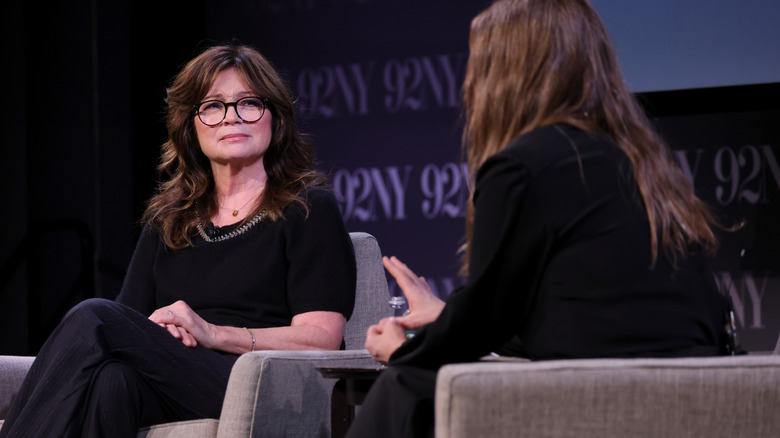 Valerie Bertinelli and Drew Barrymore taking part an In Conversation for Bertinelli's new book, "Getting Naked: The Quiet Work Of Becoming Perfectly Imperfect" at 92NY