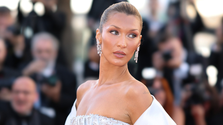 Bella Hadid posing