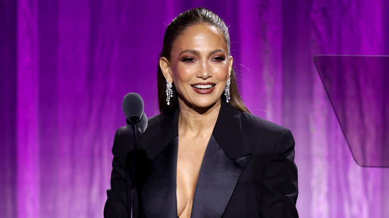 Jennifer Lopez at an awards event