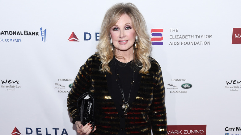 Morgan Fairchild smiling