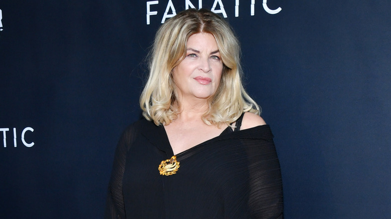 Kirstie Alley posing