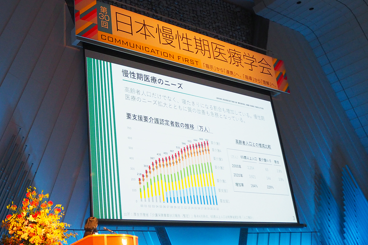 第30回日本慢性期医療学会 会長講演『日本慢性期医療協会の目指す道』レポート